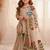 Beige sequinned silk sharara set mother daughter matching combo