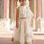 Ivory & white gota patti georgette & net lehenga choli mother daughter matching combo
