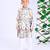 Grey figgy ikat cotton kurta & kurta pant set father son matching combo