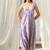 Lilac beaded & solid cotton palazzo jumpsuit mother daughter matching combo