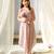 Pink beaded & solid cotton palazzo jumpsuit mother daughter matching combo