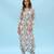 Sage green striped linen dhoti jumpsuit mother daughter matching combo
