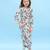 Sage green striped linen dhoti jumpsuit mother daughter matching combo