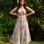 Green hand printed linen palazzo jumpsuit mother daughter matching combo