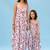 Pink & berry striped linen palazzo jumpsuit mother daughter matching combo