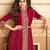 Rani georgette semi stitched suit with embroidery & stone work