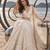 WHITE NET THREAD WITH ZARI AND SEQUIN WORK FESTIVE LEHENGA CHOLI
