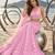 BABY PINK NET THREAD WITH ZARI AND SEQUIN WORK FESTIVE LEHENGA CHOLI