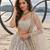GREY BEATS EMBROIDERY WITH THREADAND SEQUIN WORK FESTIVE LEHENGA CHOLI