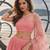 BABY PINK BEATS EMBROIDERY WITH THREADAND SEQUIN WORK FESTIVE LEHENGA CHOLI