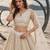 OFF WHITE BEATS EMBROIDERY WITH THREADAND SEQUIN WORK FESTIVE LEHENGA CHOLI