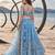 MINT BLUE BEATS EMBROIDERY WITH THREADAND SEQUIN WORK FESTIVE LEHENGA CHOLI