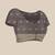 Brown woven design zari silk blend saree
