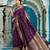 Purple woven design silk blend designer banarasi saree