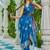 Blue woven design zari silk blend designer kanjeevaram saree