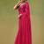 Magenta embellished zari tissue saree
