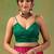 Magenta embellished zari tissue saree