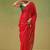 Red zari tissue saree