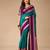 Green woven design silk blend designer kanjeevaram saree