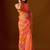 Multicolor leheriya pure chiffon saree