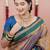 Multicolor woven design zari art silk narayan peth saree