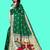 Green woven design zari silk blend designer paithani saree