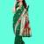 Green woven design zari silk blend designer paithani saree