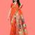 Orange woven design zari silk blend designer paithani saree