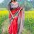 Red art silk saree