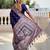 Navy blue woven design ethnic motifs zari banarasi saree