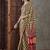 Multicolor striped silk blend designer saree