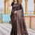 Black ethnic motifs kanjeevaram saree