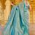 Sea green ethnic motifs woven design zari saree