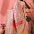 Pink ethnic motifs embroidered pashmina heavy work paithani saree