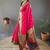 Pink ethnic motifs woven design paithani saree with unstitched blouse piece