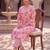 Women's pink rayon floral printed kurta and trouser set | trendy ethnic wear for women | stylish casual & festive outfit