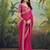 Pink bandhani embroidered poly georgette bandhani saree