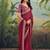 Red bandhani embroidered poly georgette bandhani saree