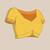 Yellow yellow paithani silk saree with unstitched blouse piece