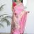 Pink woven design zari silk blend paithani saree