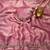 Rose woven design embroidered satin fusion saree