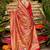 Red floral zari paithani saree