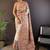 White woven design zari pashmina saree