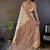 White woven design pashmina saree
