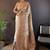 White woven design pashmina saree