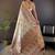 White woven design pashmina saree