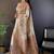 White woven design pashmina saree