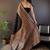 Black woven design zari pashmina saree