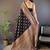 Black woven design zari pashmina saree