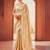 White ethnic motifs woven design zari saree